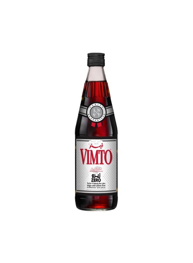 Vimto عصير فواكه زيرو 650 مل في زجاجة x 12 عبوة - Image 2